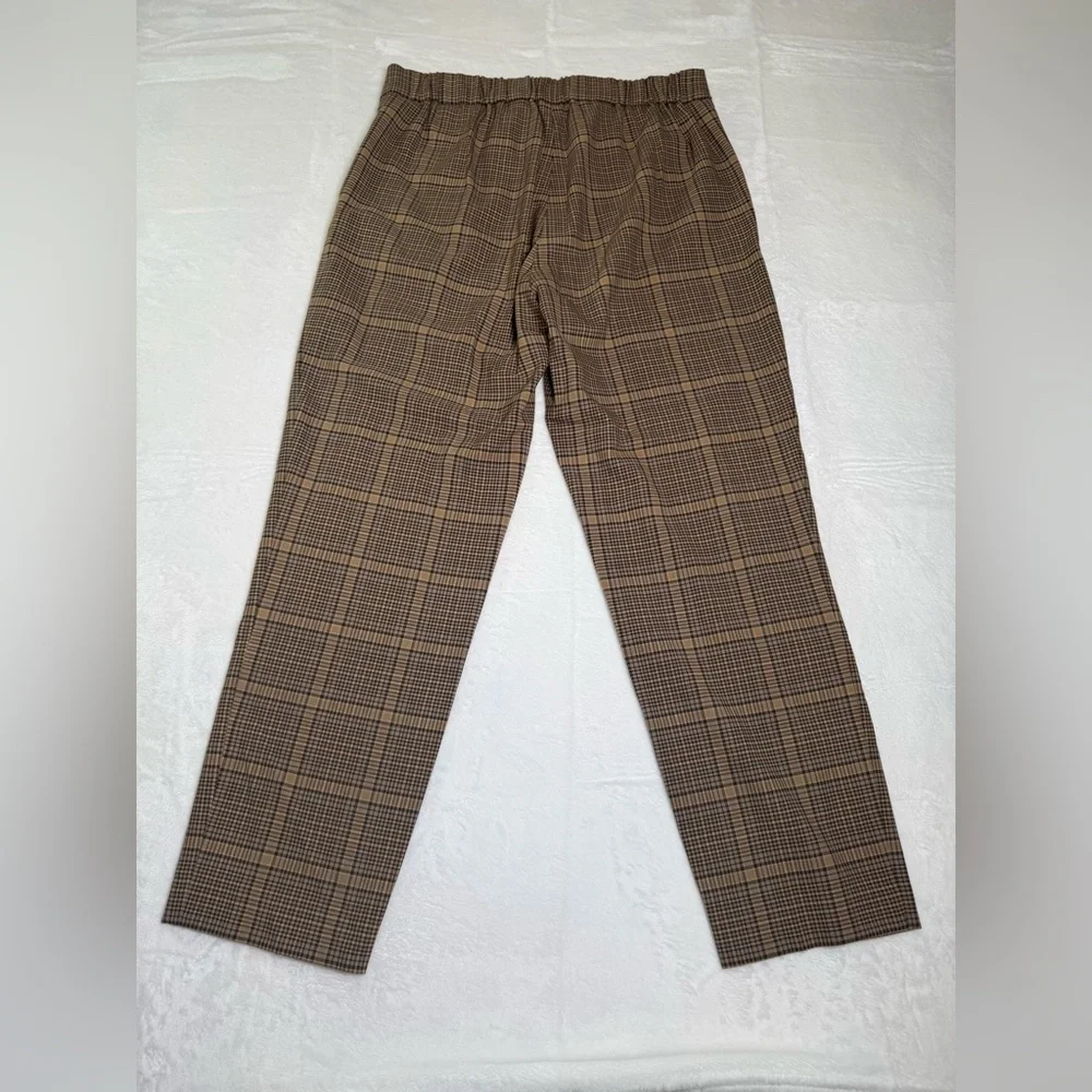 Babaton Brown Plaid Dress Pants - Picture 4 of 5